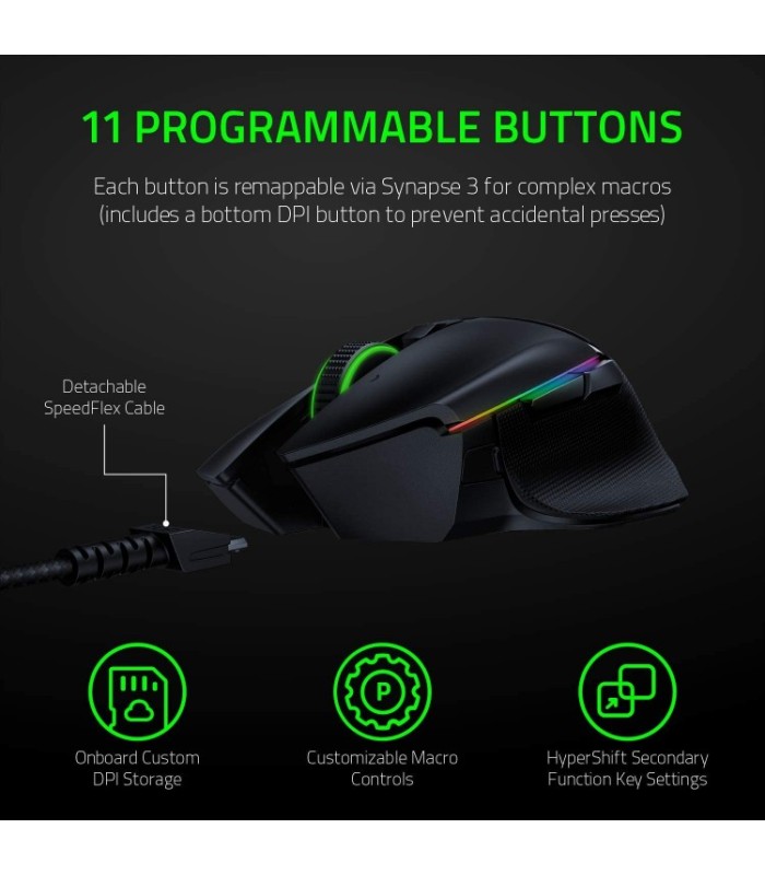 موس بیسیم ریزر مدل Razer Basilisk Ultimate