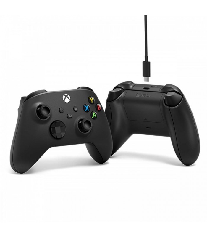 کنترلر ایکس باکس رنگ مشکی | Xbox Controller Carbon Black - به همراه کابل USB-C