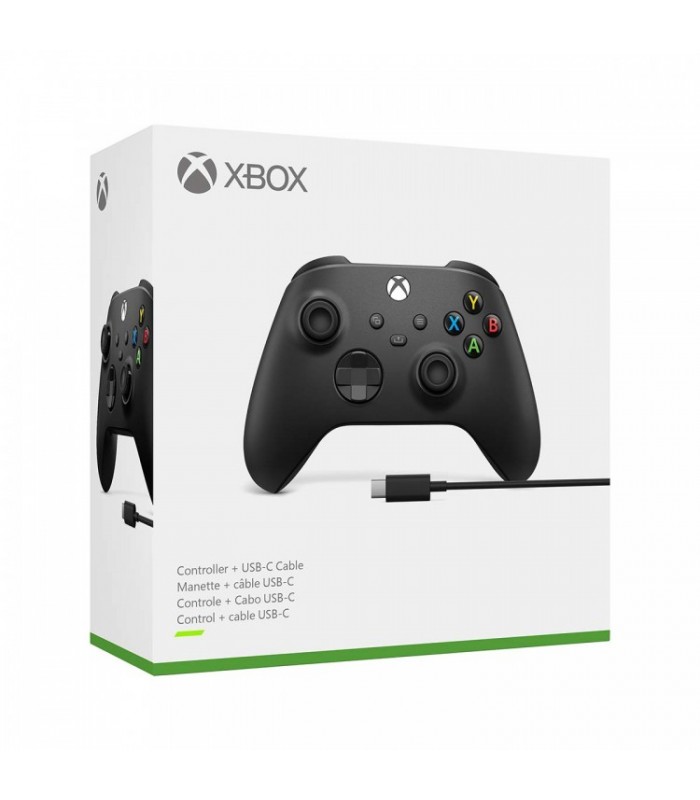 کنترلر ایکس باکس رنگ مشکی | Xbox Controller Carbon Black - به همراه کابل USB-C