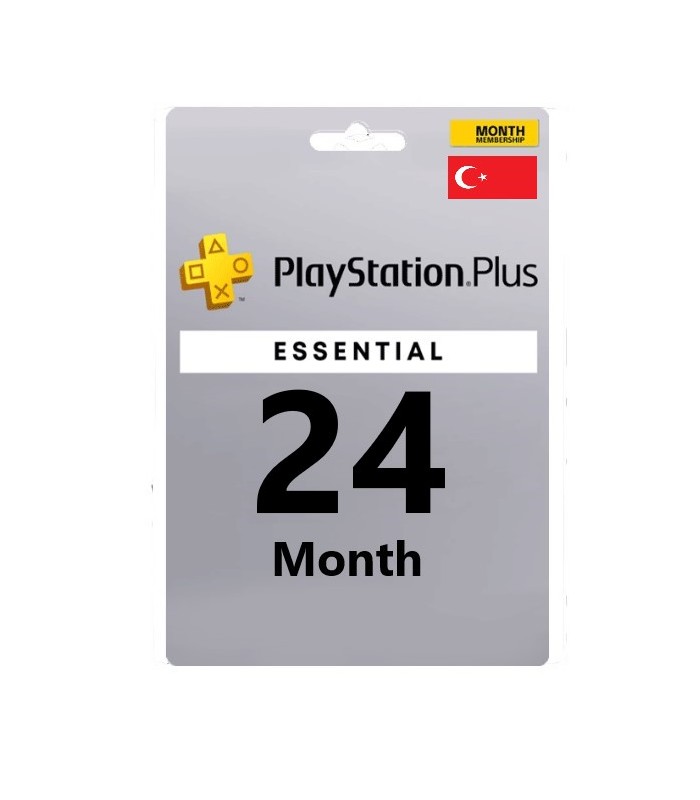 گیفت کارت پلی استیشن پلاس بیست و چهار ماهه ترکیه اسنشیال (Essential)