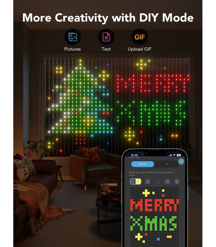 نور پردهای گووی | Govee Curtain Lights