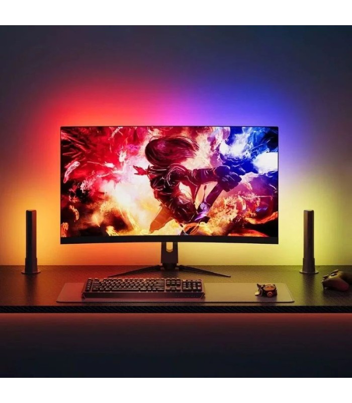 نور پس‌زمینه نواری و لایت‌بار مخصوص بازی گووی | Govee Gaming Light Kit G1 (27-34inch)