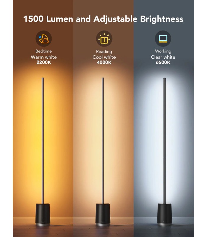 لامپ ایستاده گووی | Govee Lyra RGBICWW Corner Floor Lamp