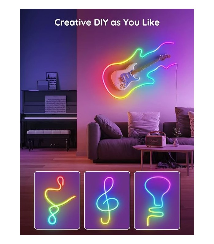 ریسه خطی نئونی گووی | Govee RGBIC LED Neon Rope Light