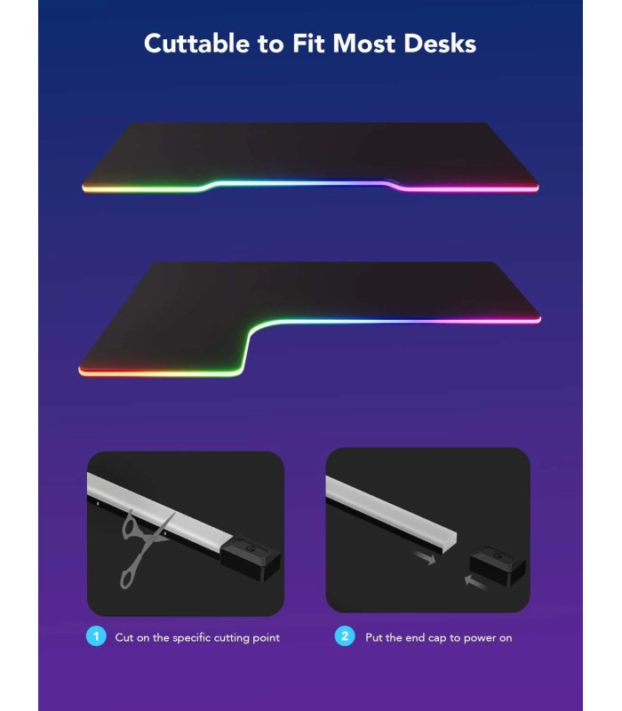 نور نئون طنابی برای میز گووی | Govee RGBIC LED Neon Rope Light for Desks