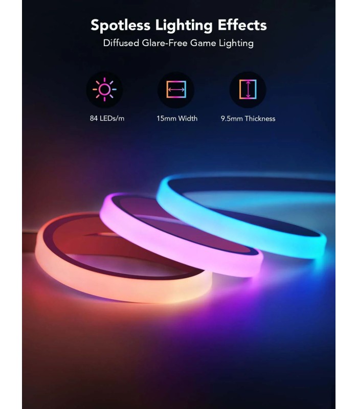 نور نئون طنابی برای میز گووی | Govee RGBIC LED Neon Rope Light for Desks