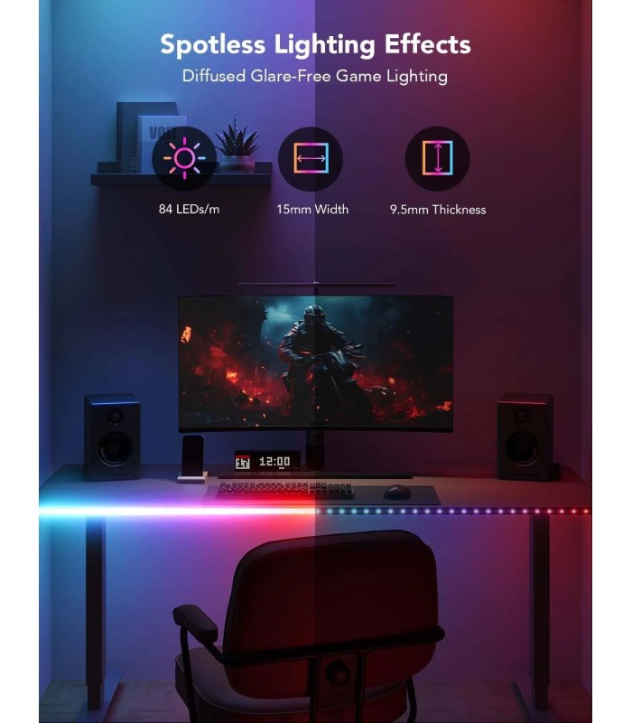 نور نئون طنابی برای میز گووی | Govee RGBIC LED Neon Rope Light for Desks