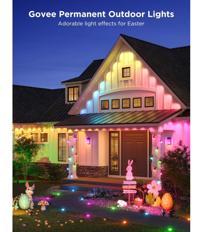 نور فضای‌ باز گووی (۱۵ متر) | (50ft) Govee RGBIC Permanent Outdoor Lights