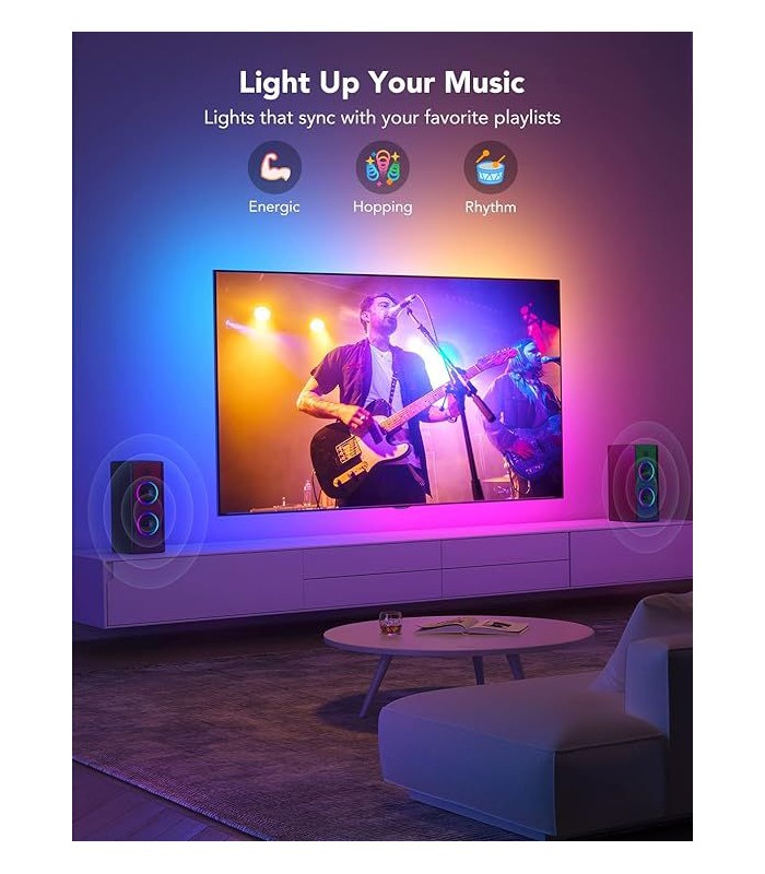 نور پشت تلوزیون گووی (۵۵ تا ۶۵ اینچ) |Govee RGBIC TV Backlight (55-65 inch)