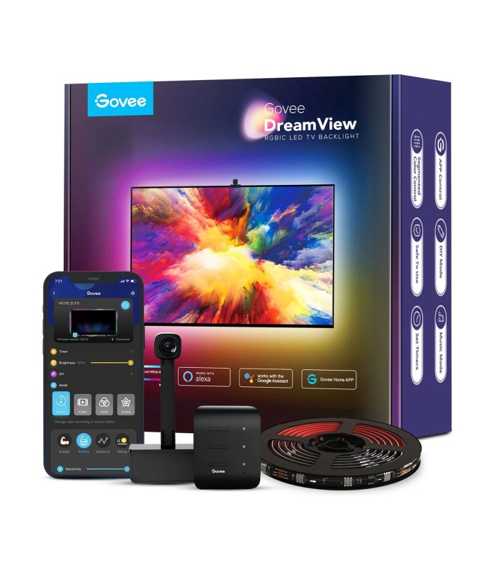 نور پشت تلوزیون گووی (۷۵تا ۸۵ اینچ) |Govee RGBIC TV Backlight (75-85 inch)