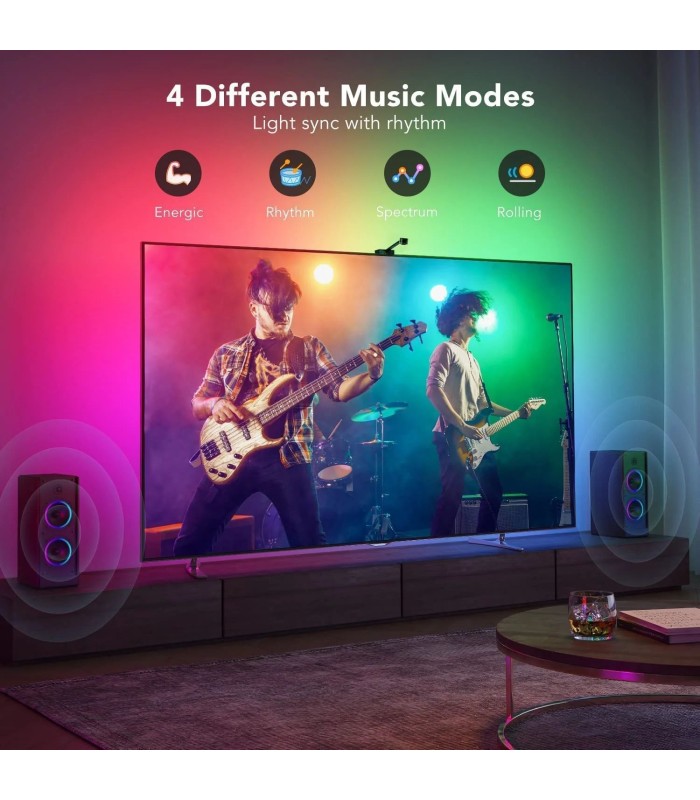 نور پشت تلوزیون گووی (۷۵تا ۸۵ اینچ) |Govee RGBIC TV Backlight (75-85 inch)