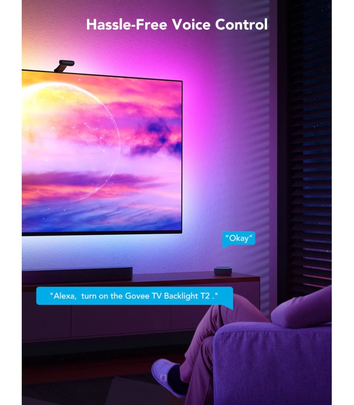 نور پشت تلوزیون گووی (۵۵ تا ۶۵ اینچ) |Govee TV Backlight T2 (55-65 inch)