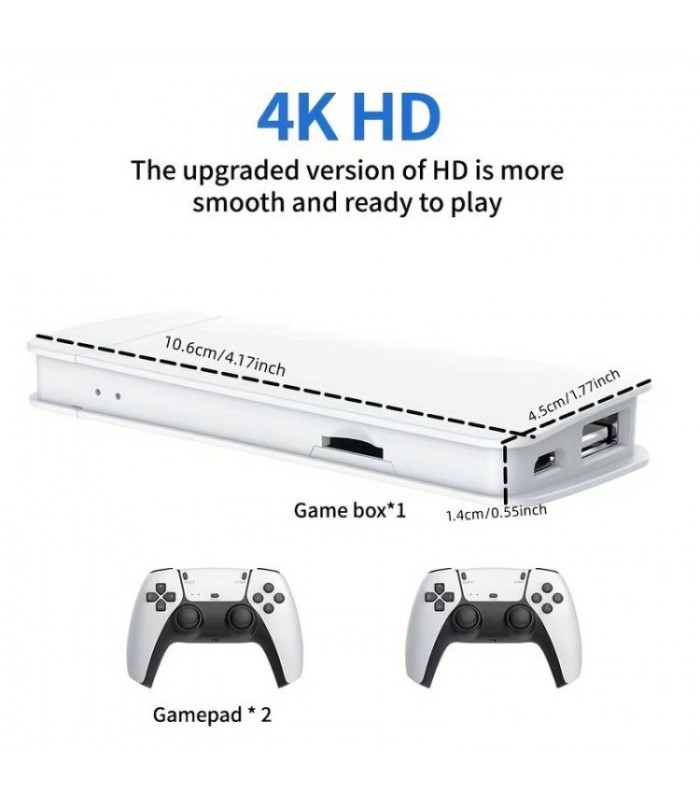 کنسول New M15 گیم استیک پرو 4K - ظرفیت ۶۴ گیگابایت