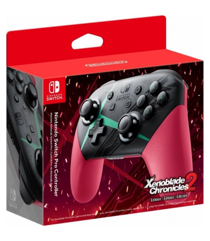 دست دوم - کنترلر حرفه‌ای نینتندو سوییچ مدل Nintendo Switch Pro Controller -Xenoblade Chronicles 2 Edition - های کپی