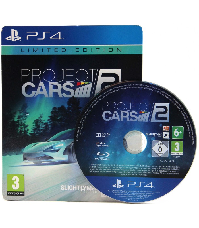 دست دوم - بازی Project CARS 2 Limited Edition SteelBook برای PS4