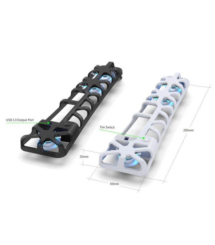 فن خنک کننده پلی استیشن ۵ اسلیم دابی مدل Dobe TP5-3538 - رنگ سفید