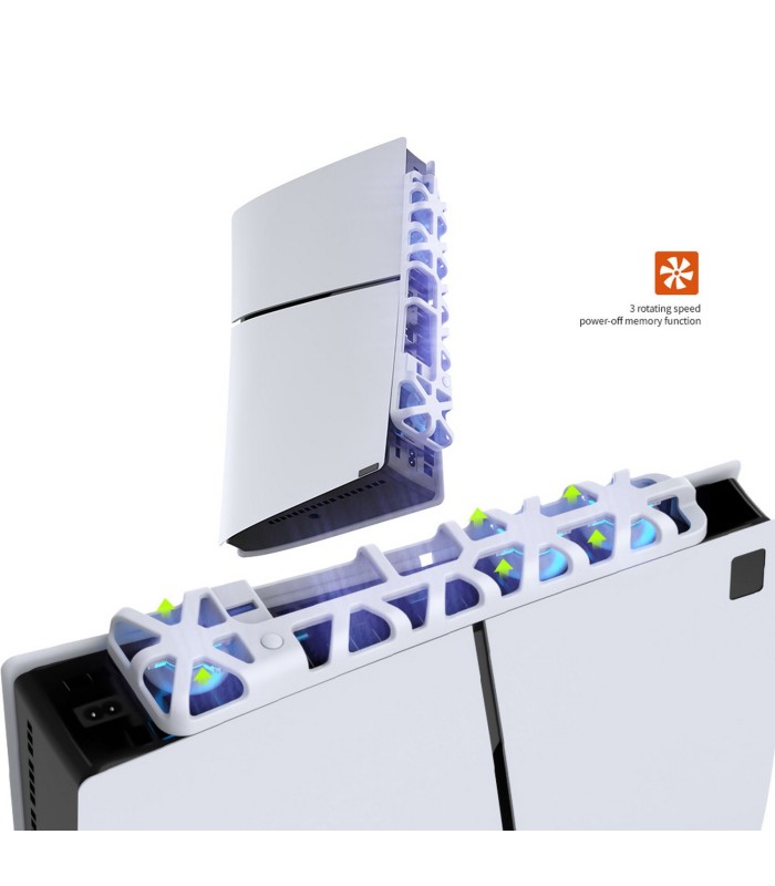 فن خنک کننده پلی استیشن ۵ اسلیم دابی مدل Dobe TP5-3538 - رنگ سفید