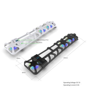 فن خنک کننده پلی استیشن ۵ اسلیم دابی مدل Dobe  TP5-3538S - رنگ سفید
