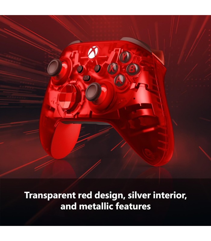 کنترلر ایکس باکس رنگ قرمز شفاف | Xbox Controller Pulse Cipher