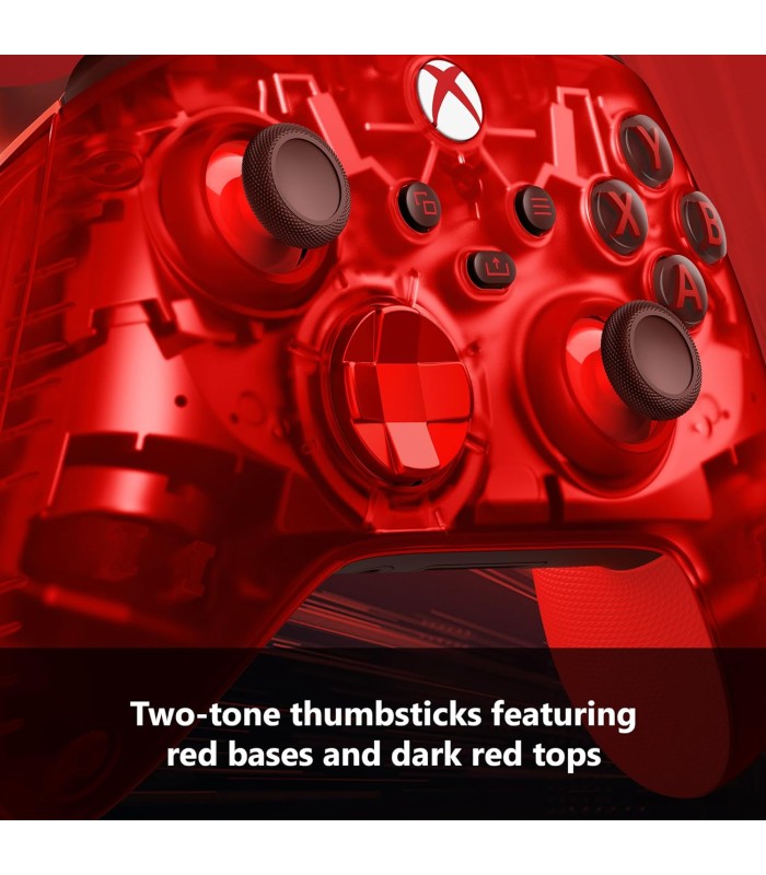 کنترلر ایکس باکس رنگ قرمز شفاف | Xbox Controller Pulse Cipher