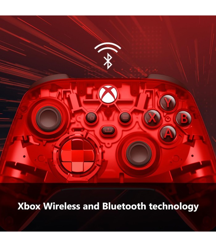 کنترلر ایکس باکس رنگ قرمز شفاف | Xbox Controller Pulse Cipher
