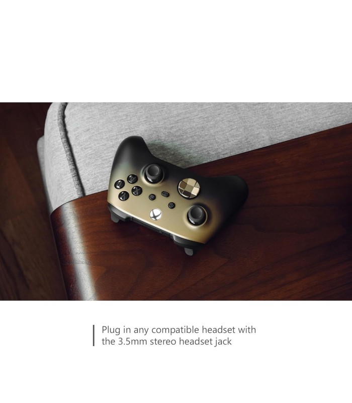 کنترلر ایکس باکس رنگ طلایی مشکی | Xbox Controller Gold Shadow