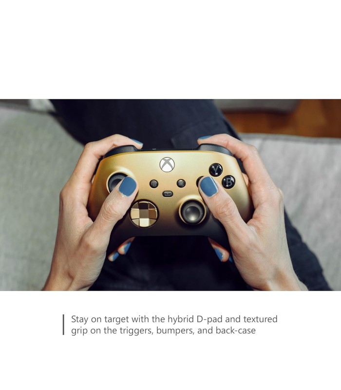 کنترلر ایکس باکس رنگ طلایی مشکی | Xbox Controller Gold Shadow