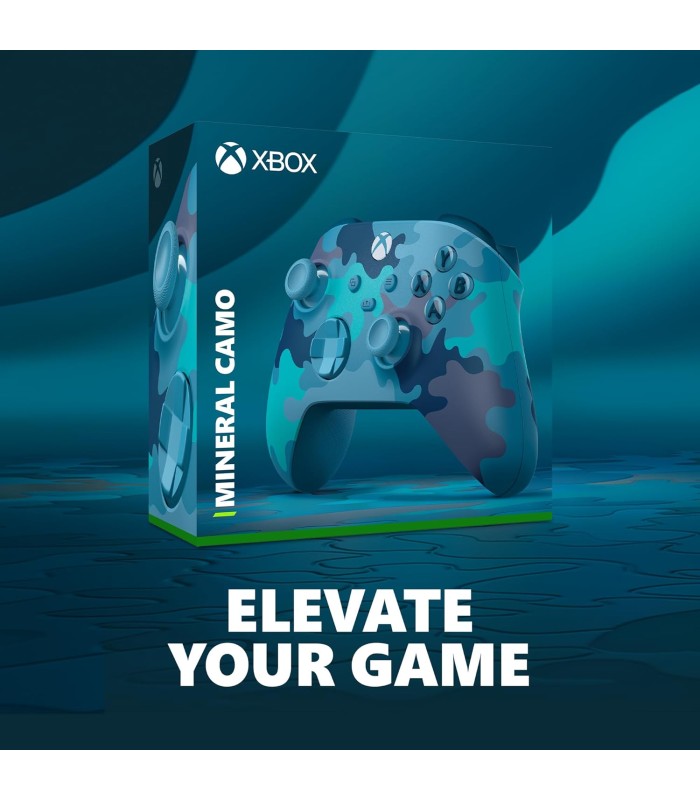 کنترلر ایکس باکس رنگ آبی چریکی | Xbox Controller Mineral Camo