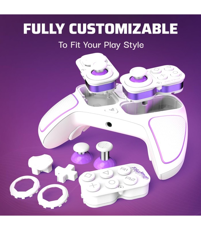 کنترلر ماژولار پلی استیشن مدل Victrix Pro BFG - سازگار با PS4 و PS5 - رنگ سفید