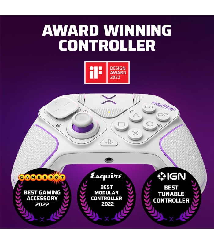 کنترلر ماژولار پلی استیشن مدل Victrix Pro BFG - سازگار با PS4 و PS5 - رنگ سفید