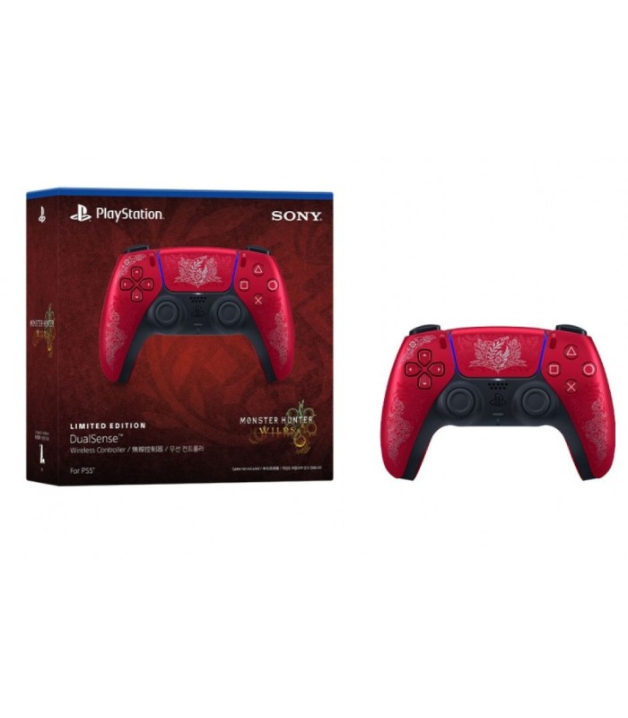 کنترلر پلی استیشن ۵ مدل DualSense Monster Hunter Wilds Limited Edition