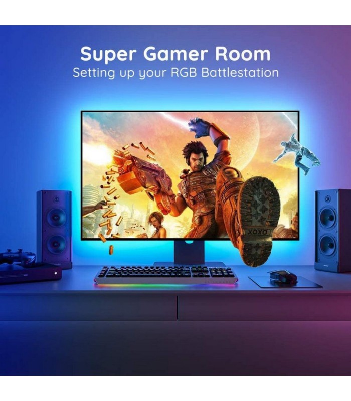 نور پشت تلویزیون آر جی بی ۳ متری گووی مدل Govee RGB LED TV BackLight