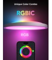 چراغ سقفی هوشمند ۳۰ سانتی‌متری گووی مدل Govee 12-Inch RGBWW + RGBIC Smart Ceiling Light