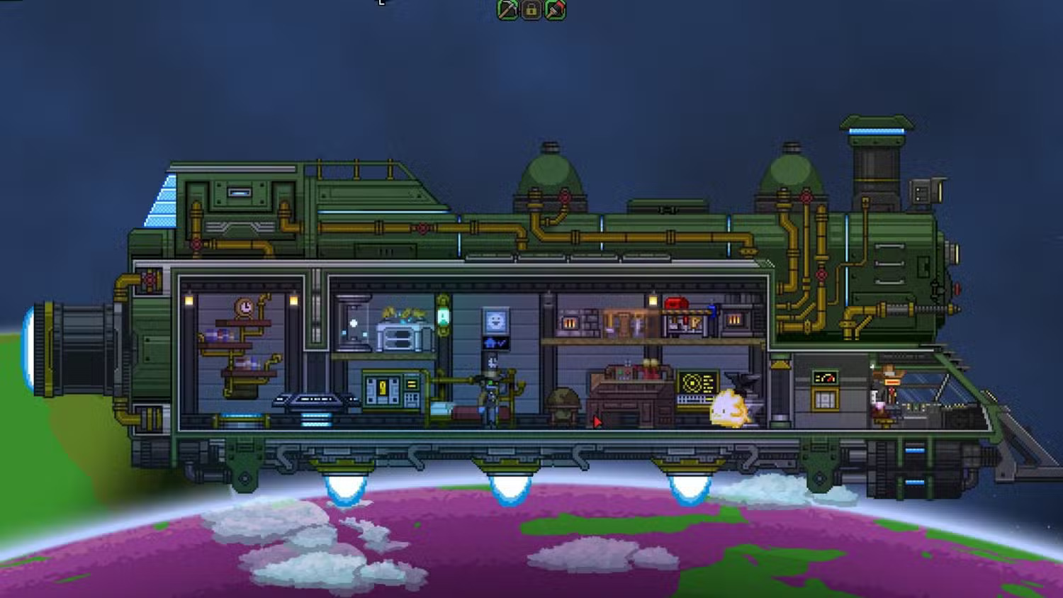 استارباوند یکی از بازی‌های بقای دو بعدی خیلی دوست‌داشتنیه که تا حدود زیادی از تراریا (Terraria) الهام گرفته.