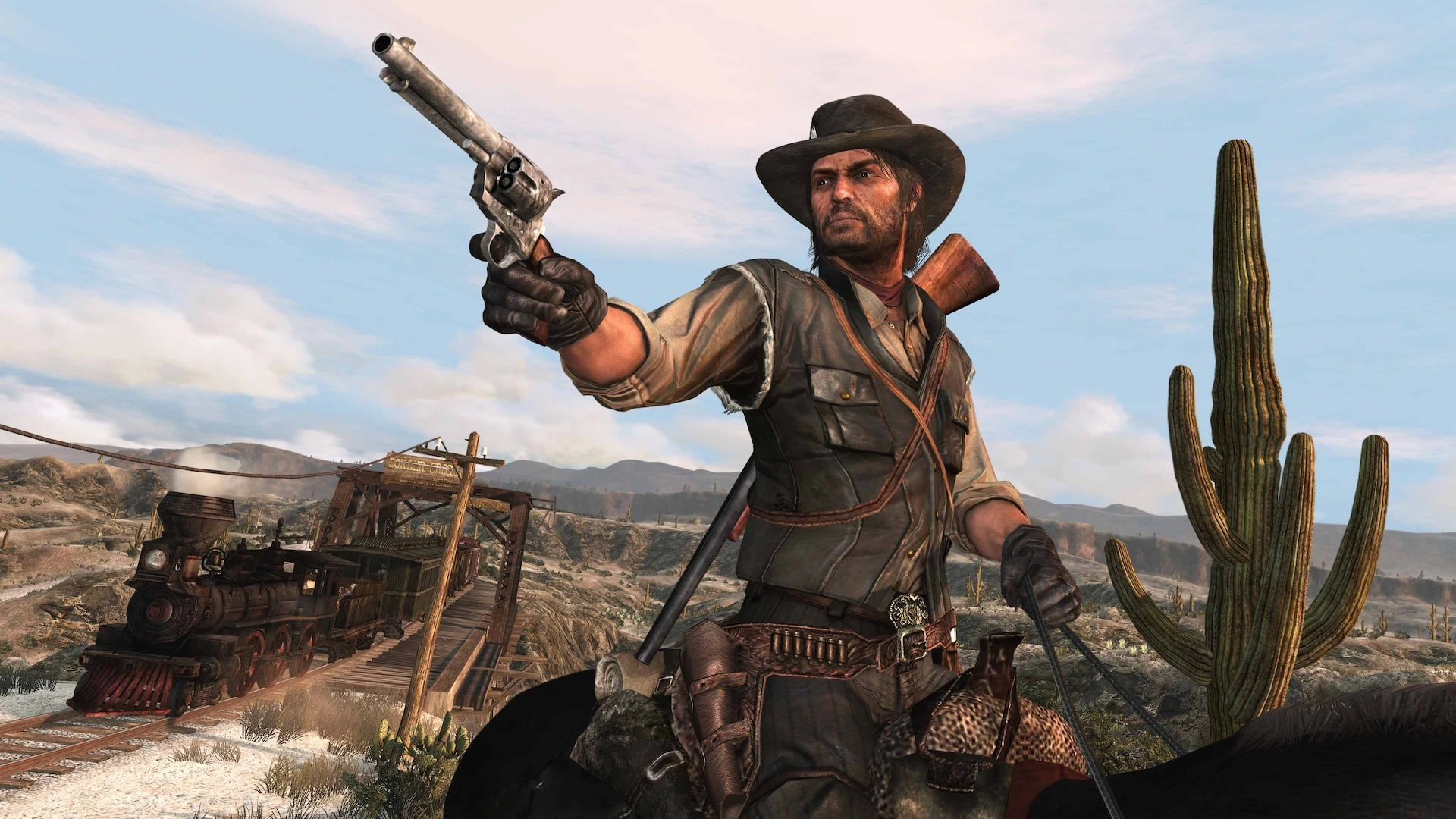 داستان رد دد ردمپشن ۱ حول کاراکتر جان مارستون (John Marston) می‌چرخه