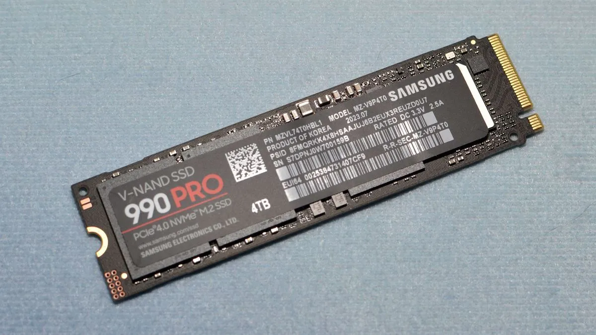 سامسونگ ۹۹۰ ایوو پلاس ۴ ترابایت (Samsung 990 Evo Plus 4TB) اس اس دی PS5