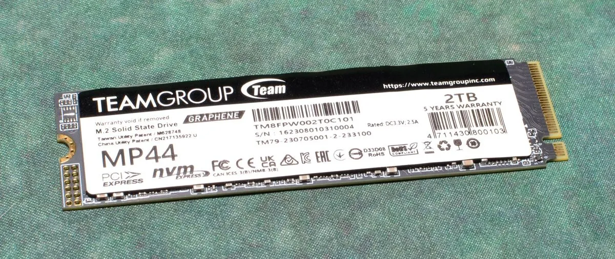 تیم‌گروپ ام‌پی۴۴ (Teamgroup MP44) اس اس دی PS5