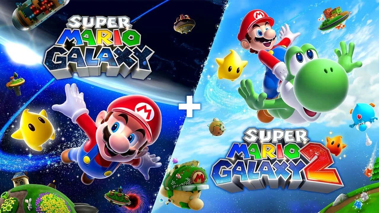 بازی‌های اکتبر ۲۰۲۵؛ Super Mario Galaxy + Super Mario Galaxy 2