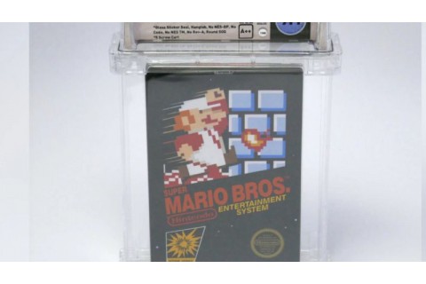 تنها نسخه پلمپ Super Mario Bros با قیمت ۱۰۰ هزار دلار به فروش رسید